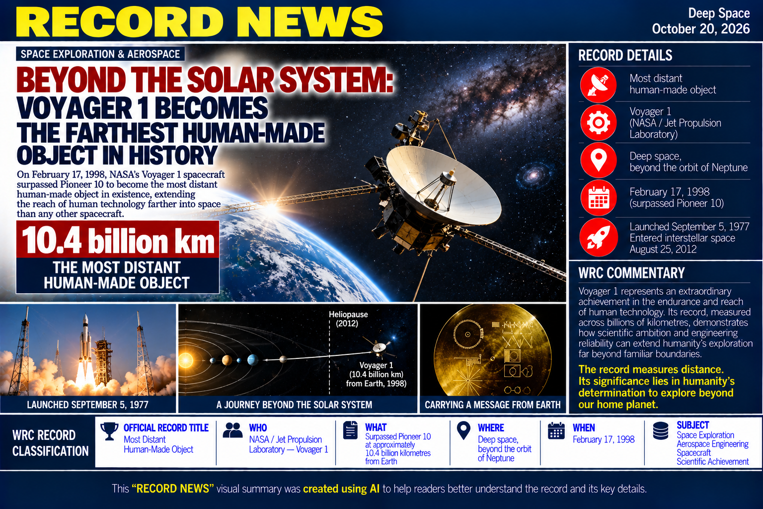 Most Distant Human-Made Object