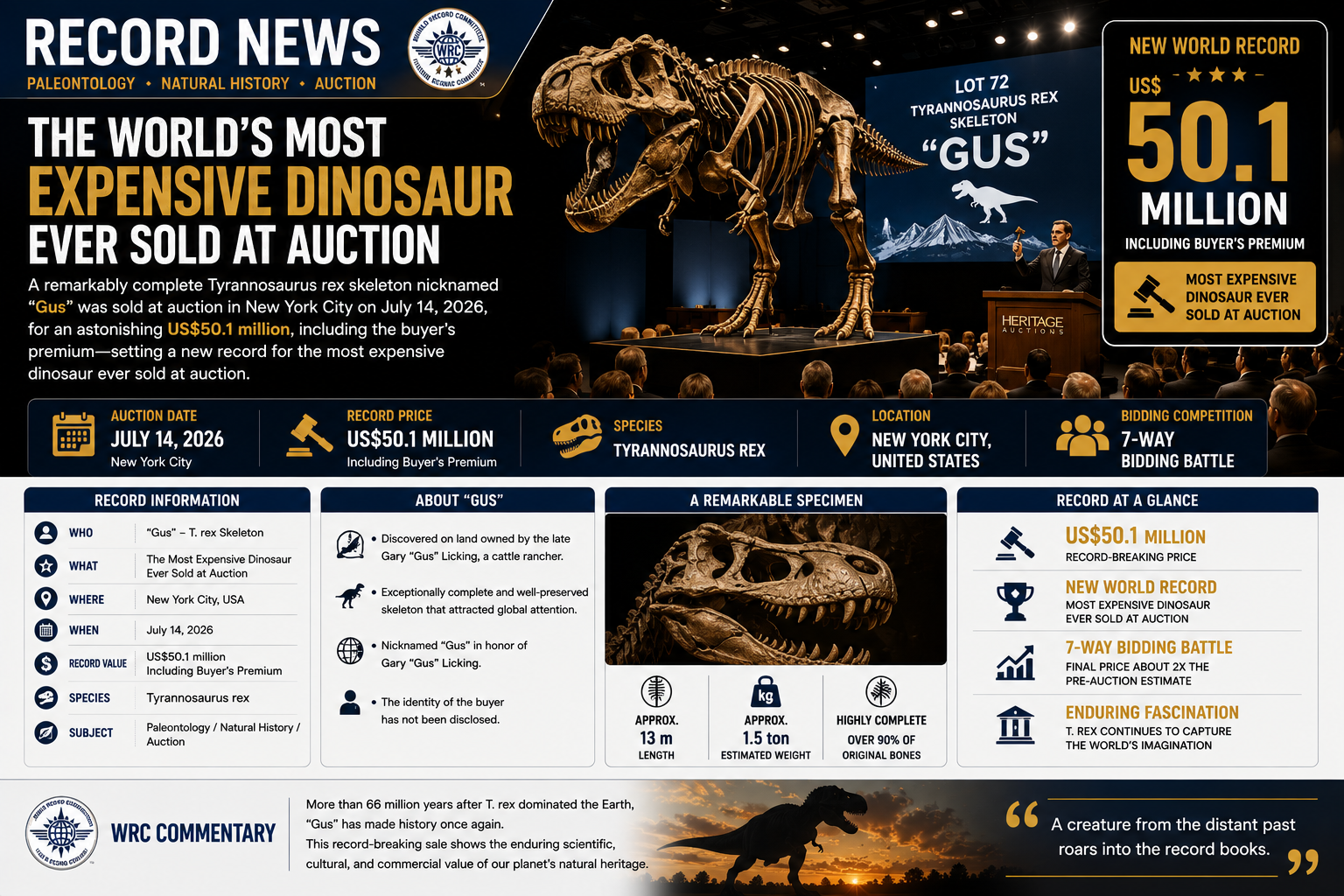The World's Most Expensive Dinosaur Ever Sold at Auction