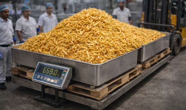 Largest serving of fries
