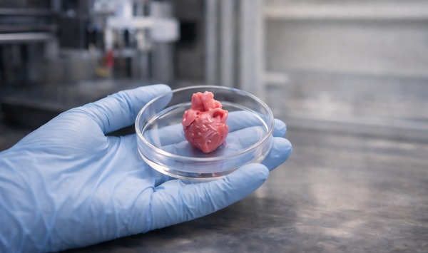 First 3D-printed heart using human tissue