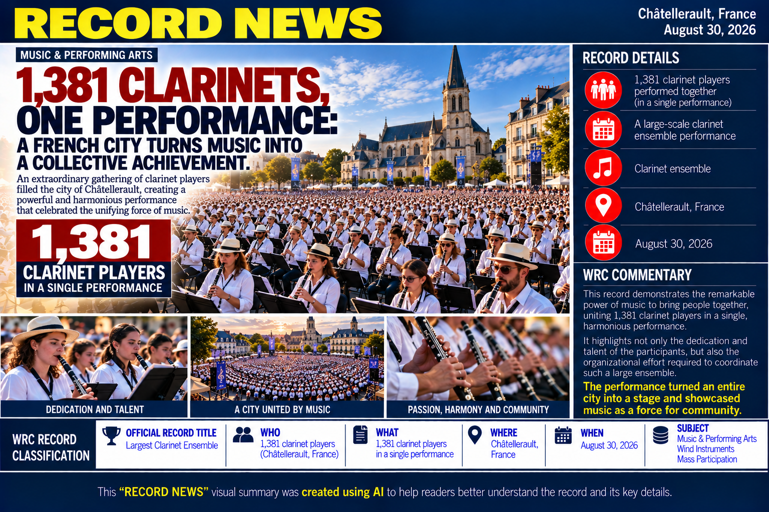 Largest Clarinet Ensemble